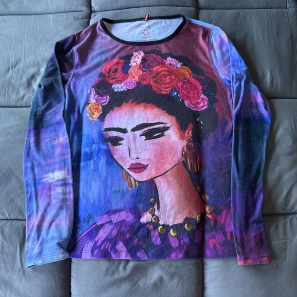 Frida Kahlo Long Sleeves Shirt. G-L - Picture 1 of 4